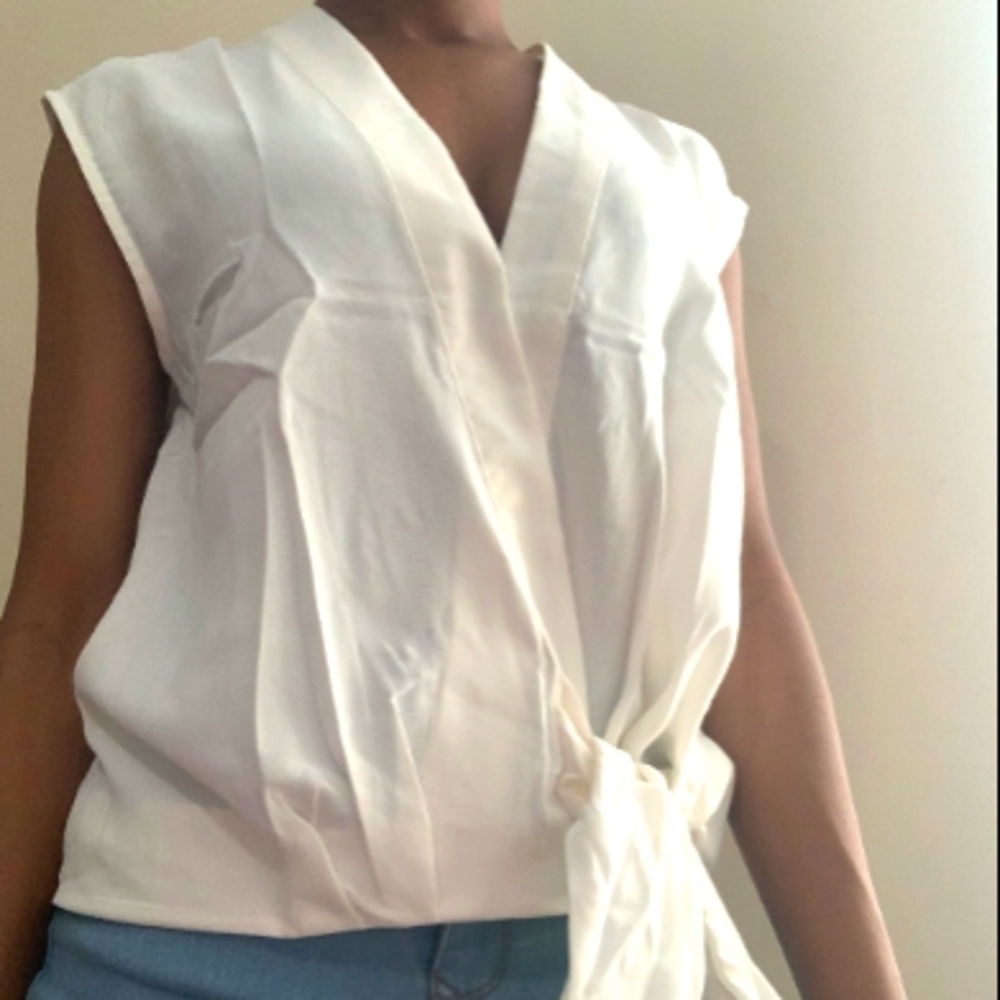 Professional white blouse